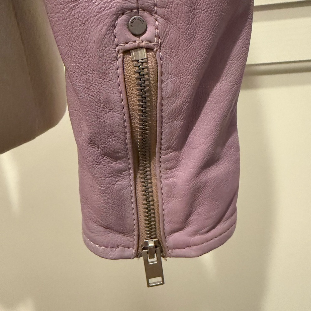 MAURITIUS SzS NWT Lavender/Purple Biker/Moto Jacket - Picture 5 of 6